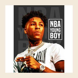 NBA YoungBoy Poster Never Broke Again Wall Art_ 170